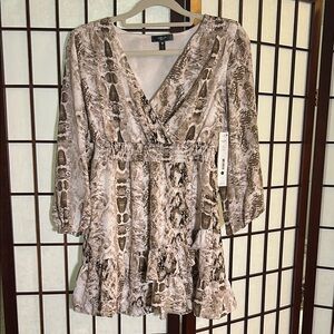 Aqua Jr’s M Snake Print Dress 🦄